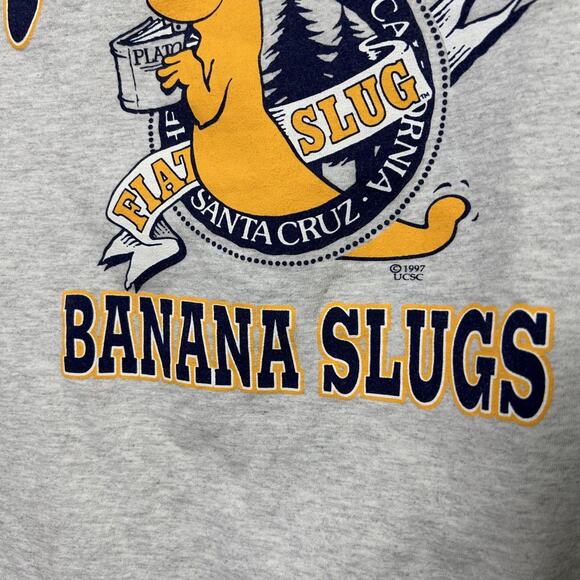 UC Santa Cruz Banana Slugs Pulp Fiction Movie Scene Small 1997 Shirt - Picture 3 of 6